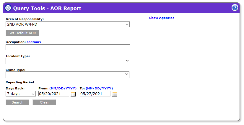 AOR Report