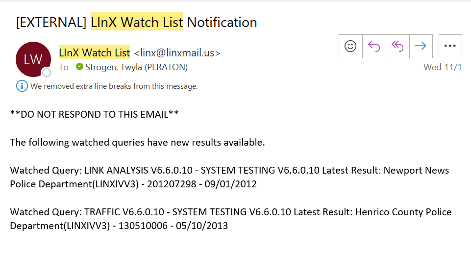 Manage Watch List